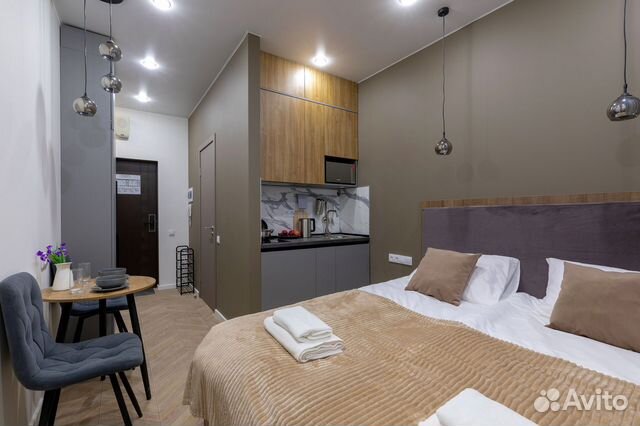 

Квартира-студия в апарт-отеле, 13,4 м², 1/4 эт.