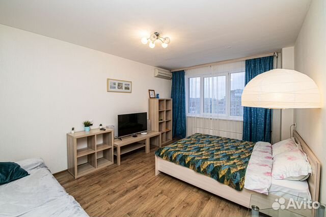 

1-к. квартира, 43 м², 2 кровати