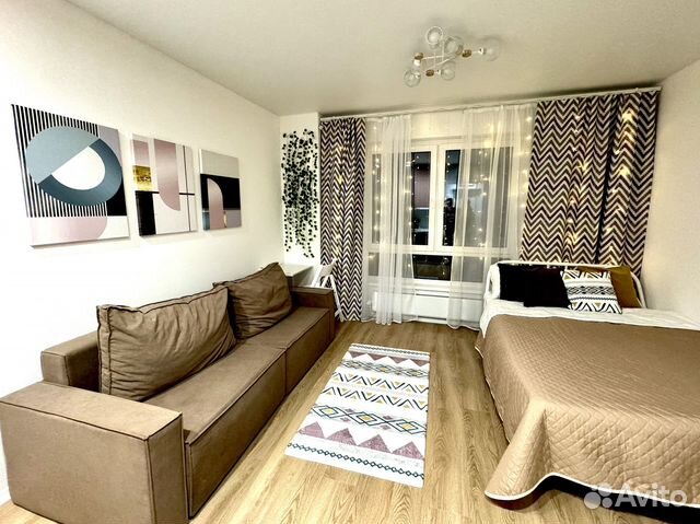 

Квартира-студия, 26 м², 2 кровати