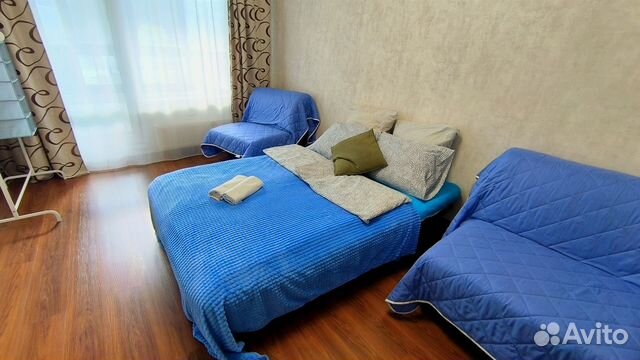 

Квартира-студия, 28 м², 3 кровати