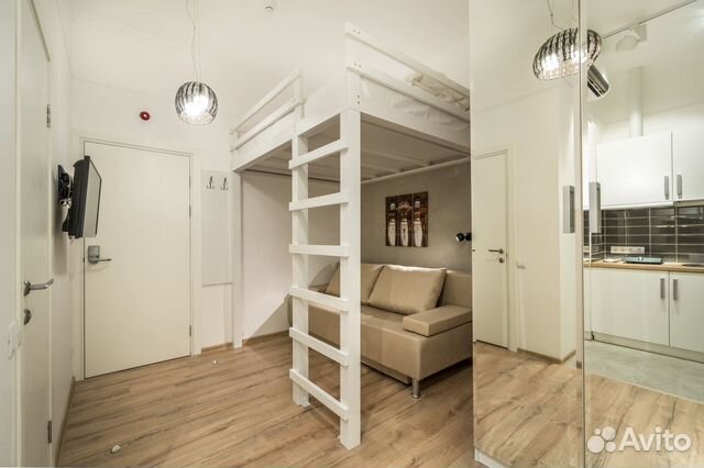 

Квартира-студия, 14 м², 2 кровати