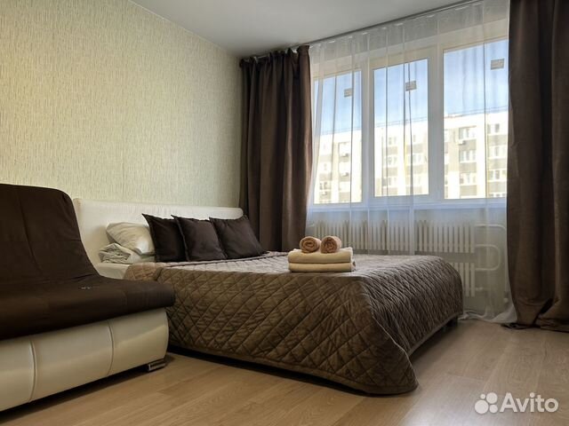 

1-к. квартира, 44 м², 3 кровати