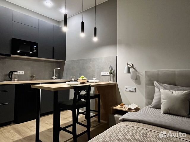 

Квартира-студия, 30 м², 1 кровать