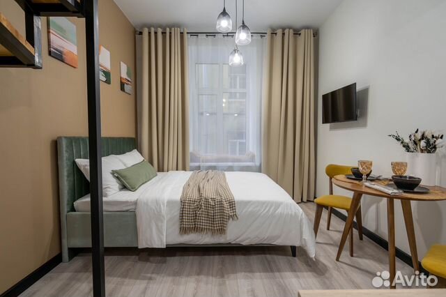 

Квартира-студия, 22 м², 2 кровати