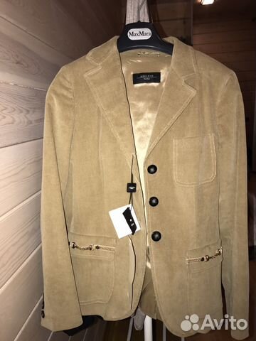 Max Mara. Новый. Жакет. Пиджак. Вельвет Max Mara. Новый. Жакет. Пиджак. Вельвет