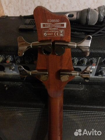 Продам бас-гитару. ibanez EDB550 natural flat