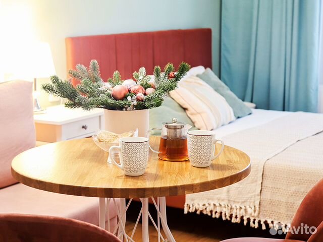 

Квартира-студия, 28 м², 2 кровати