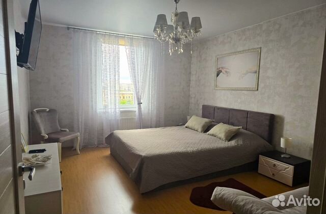 

1-к. квартира, 44 м², 2 кровати