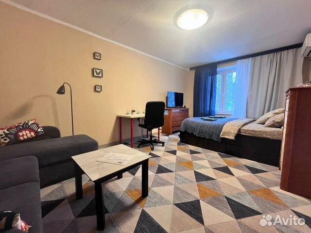 

1-к. квартира, 44 м², 2 кровати