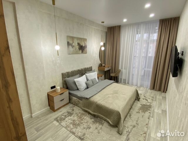 

1-к. квартира, 45 м², 2 кровати