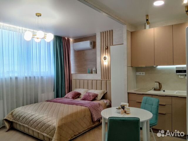 

Квартира-студия, 35 м², 2 кровати