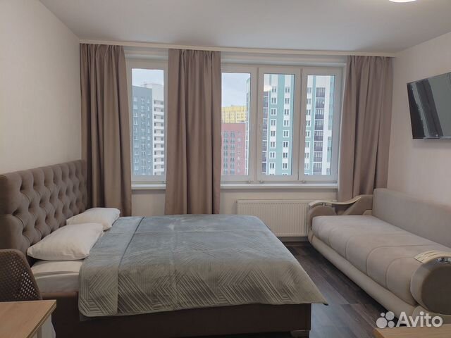 

Квартира-студия, 25 м², 2 кровати