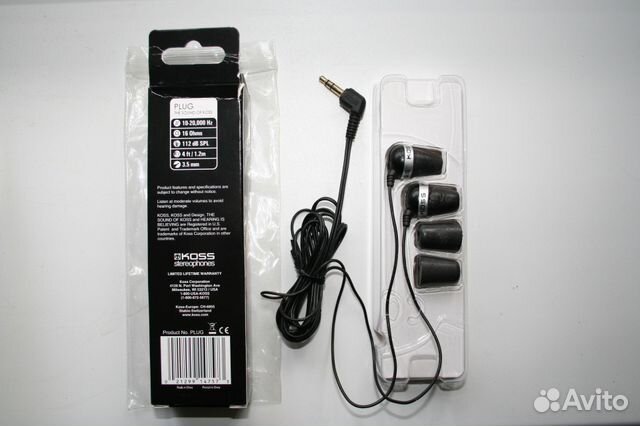 Стереонаушники koss The plug Стереонаушники koss The plug