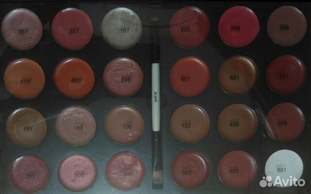 Профессиональная палитра помад на 24 цвета jeans