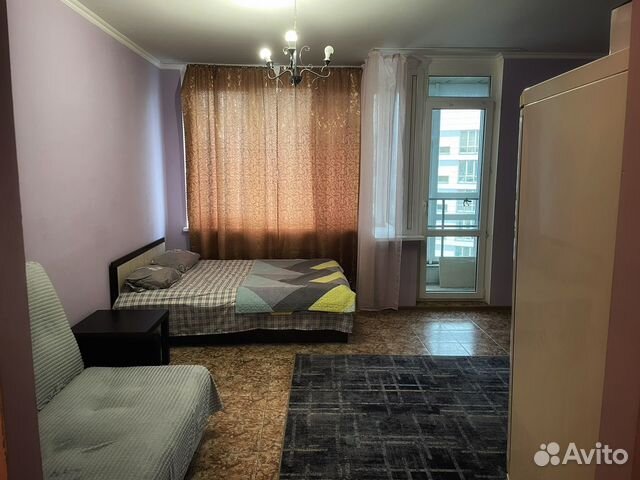 

Квартира-студия, 34 м², 2 кровати