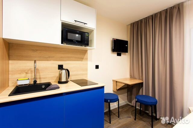 

Квартира-студия в апарт-отеле, 10,5 м², 1 кровать
