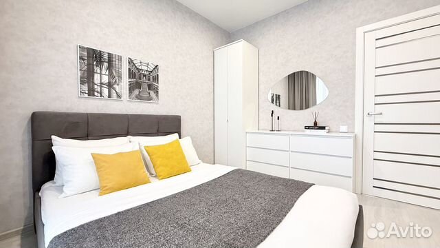 

1-к. квартира, 39 м², 2 кровати