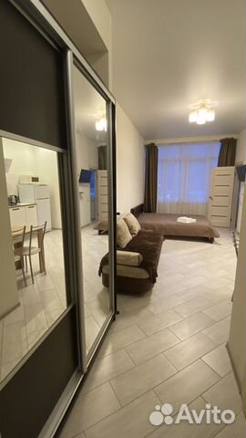 

Квартира-студия, 34 м², 2 кровати