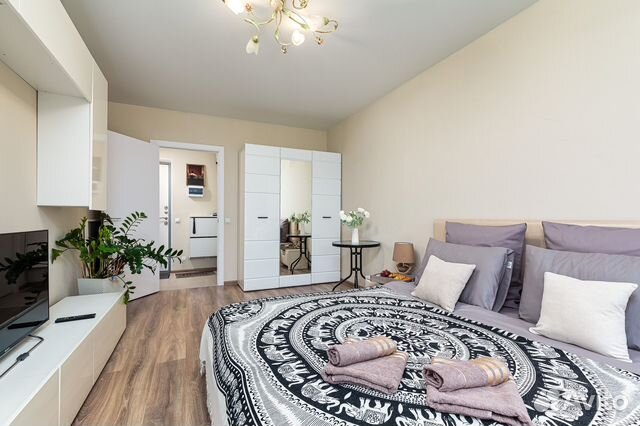 

1-к. квартира, 36 м², 2 кровати