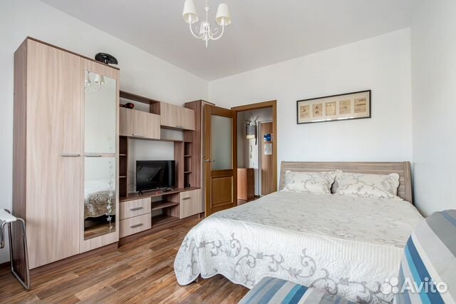 

1-к. квартира, 43 м², 3 кровати