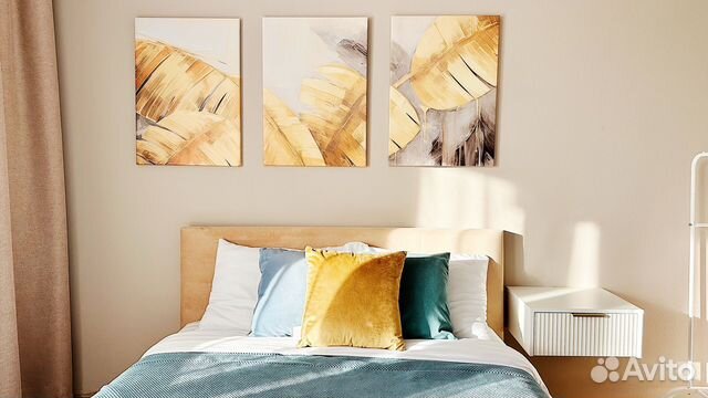 

1-к. квартира, 48 м², 2 кровати