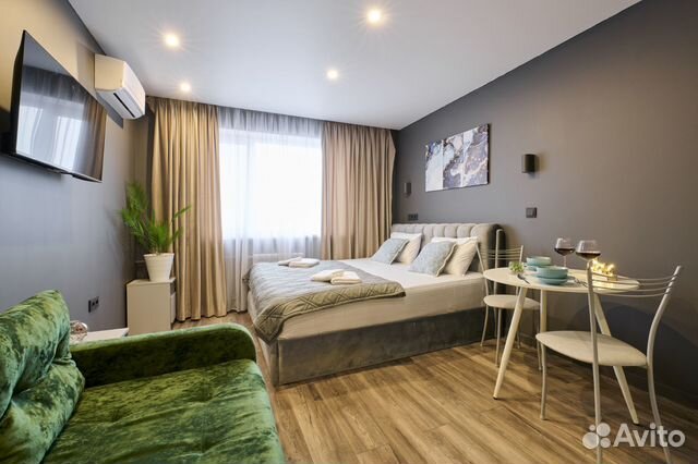 

Квартира-студия, 26 м², 2 кровати