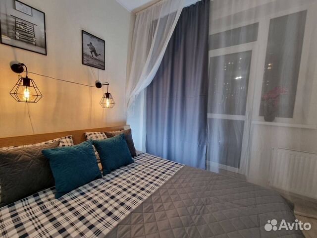 

Квартира-студия, 36 м², 2 кровати