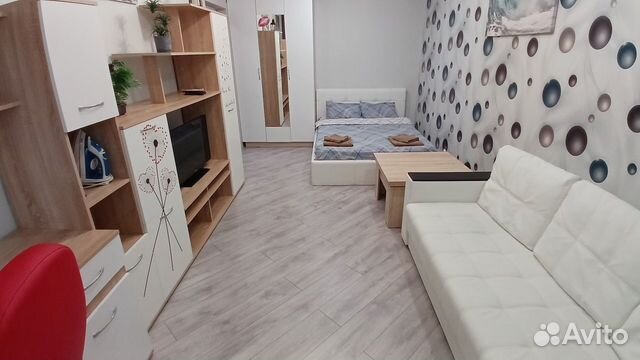 

1-к. квартира, 34 м², 2 кровати
