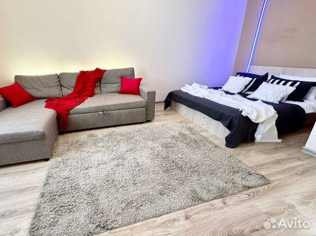 

Квартира-студия, 44 м², 2 кровати