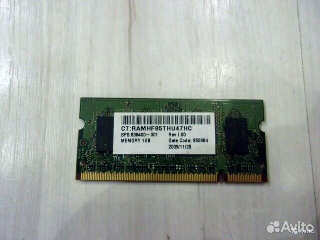 SAMSUNG 1GB SO-dimm 800 MHz DDR2 M470T2864EH3-CF7