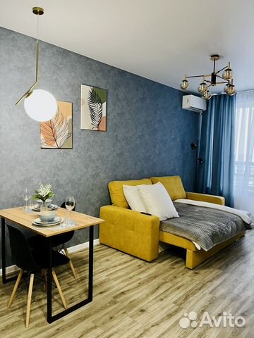 

Квартира-студия, 28 м², 1 кровать
