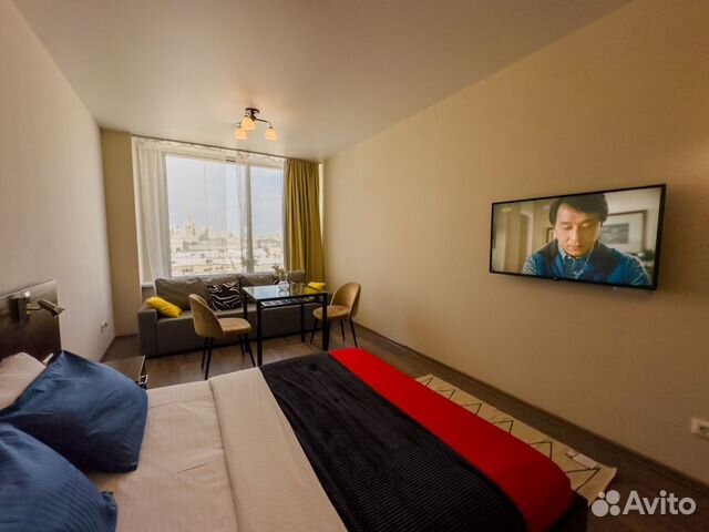 

Квартира-студия, 32 м², 2 кровати