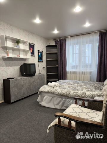 

1-к. квартира, 33 м², 2 кровати