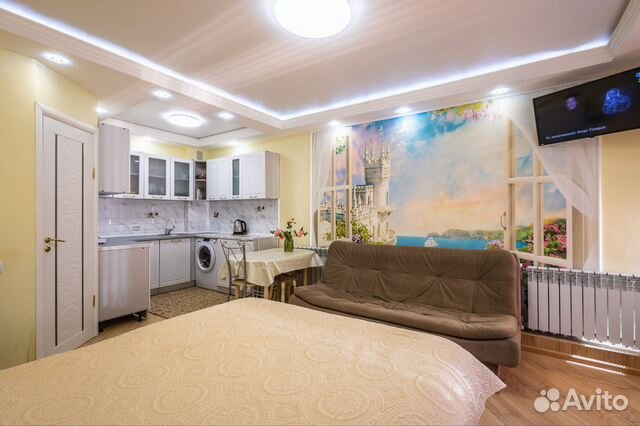 

Квартира-студия, 25 м², 2 кровати