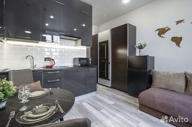 

Квартира-студия, 24 м², 2 кровати