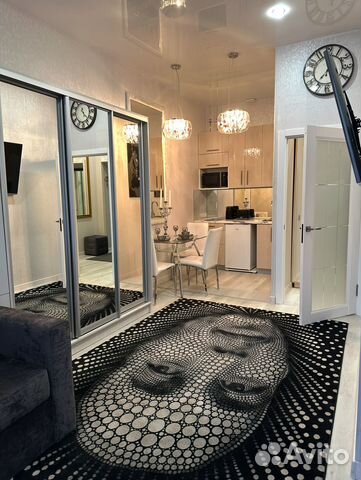 

Квартира-студия, 33 м², 2 кровати