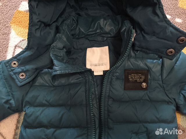 Новый детский пуховик куртка Diesel (натур. пух) Новый детский пуховик куртка Diesel (натур. пух)