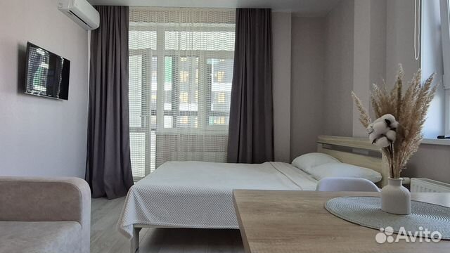 

Квартира-студия, 35 м², 2 кровати
