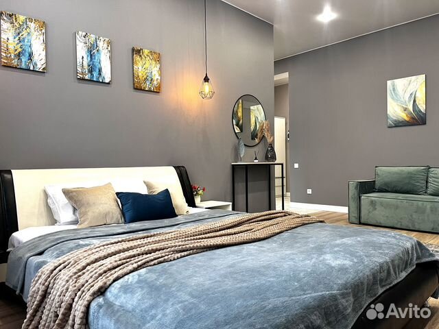 

1-к. квартира, 42 м², 2 кровати
