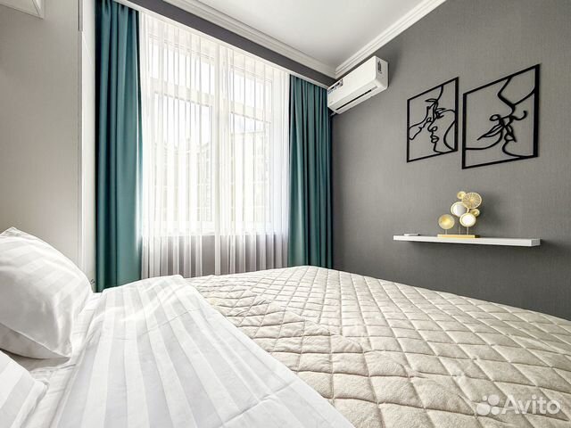 

1-к. квартира, 45 м², 2 кровати
