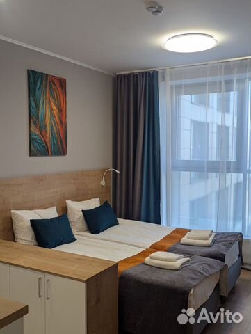 

Квартира-студия, 20 м², 2 кровати