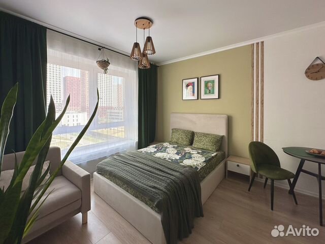 

Квартира-студия, 21 м², 2 кровати