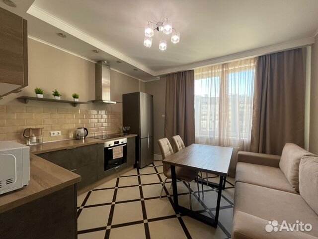 

1-к. квартира, 43 м², 2 кровати
