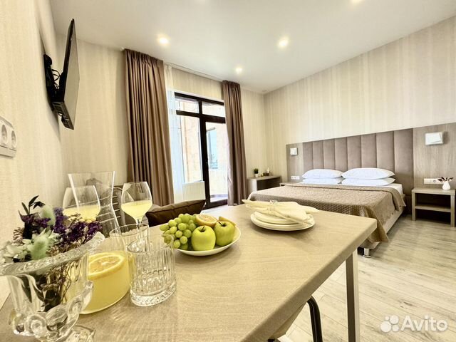 

Квартира-студия, 33 м², 2 кровати
