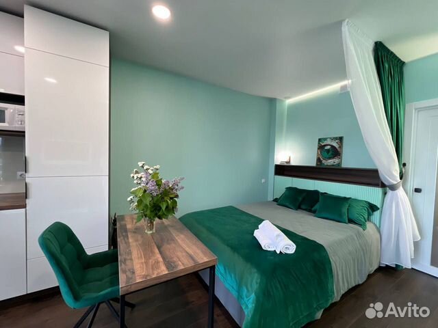 

Квартира-студия, 25 м², 2 кровати