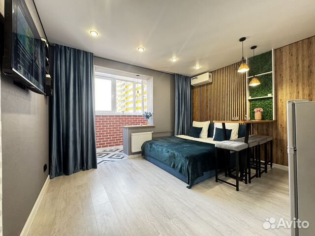 

Квартира-студия, 44 м², 2 кровати