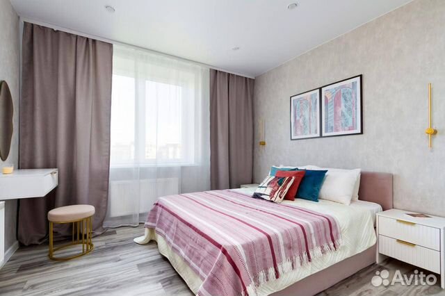

1-к. квартира, 50 м², 2 кровати