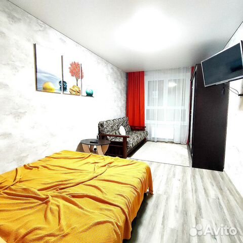 

1-к. квартира, 42 м², 2 кровати
