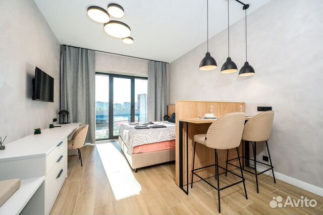 

Квартира-студия, 32 м², 1 кровать