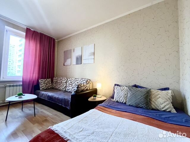 

1-к. квартира, 40 м², 2 кровати